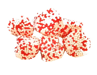 Moras rojas y blancas