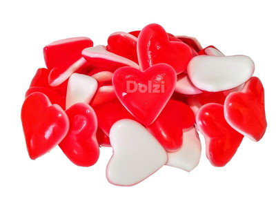 Corazones Rojos y blancos 